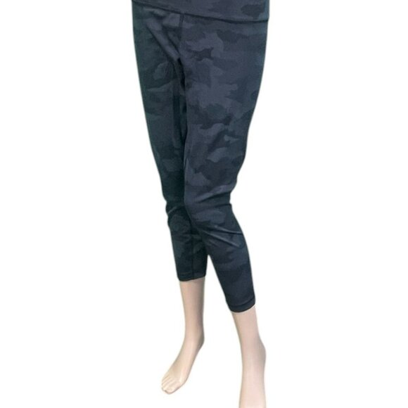Lululemon Wunder Under High-Rise Tight 25 - Size 10 Deep Coal Camo - Picture 6 of 8